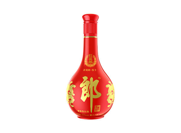 沧州红花郎红十郎酒回收