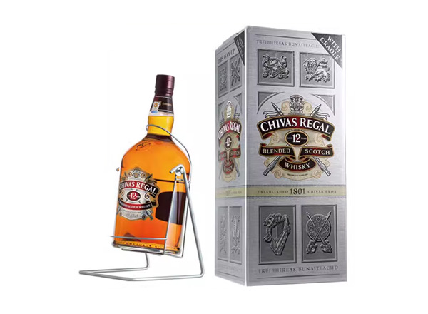 沧州芝华士12年威士忌回收4500ml 9斤装4.5L进口Chivas Regal洋酒礼盒