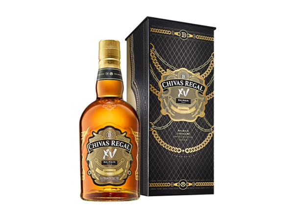 沧州芝华士15年回收Chivas Regal XV Balmain巴尔曼联名限定版700ml苏格兰调配型威士忌洋酒