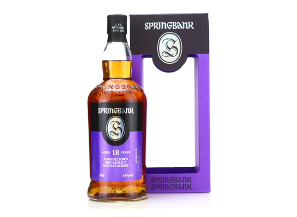 沧州Springbank云顶18年威士忌回收云顶威士忌洋酒700ml