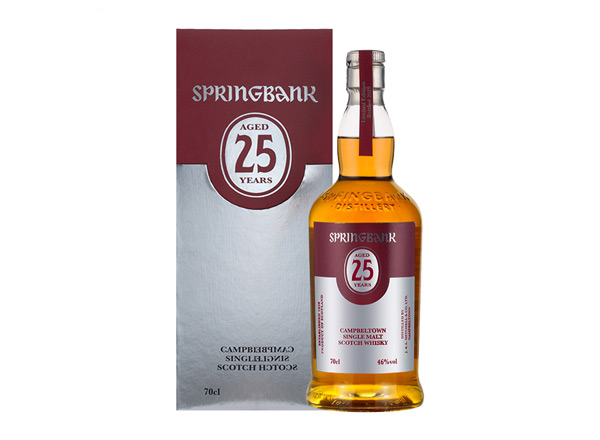 沧州云顶25年回收云顶威士忌SpringBank 46度坎贝尔镇苏格兰单一麦芽700m进口洋酒威士忌