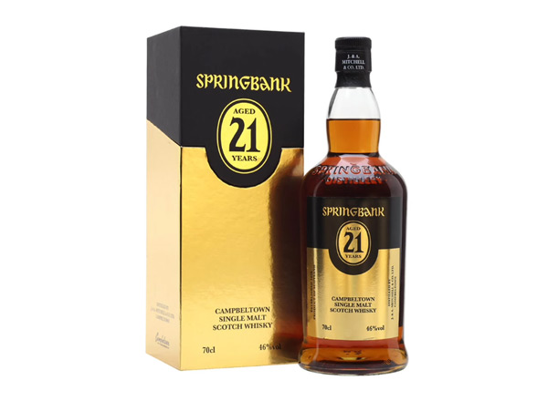 沧州SpringBank云顶21年威士忌回收苏格兰单一麦芽威士忌700ml进口洋酒收购