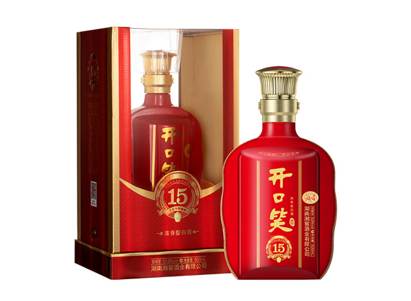 沧州湘窖开口笑15陈酿16回收开口笑酒十五年陈酿酒开口笑15大喜版上门收购价格高