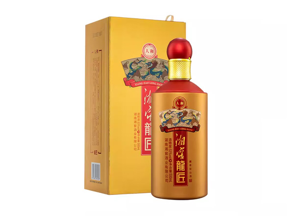 沧州回收湘窖龍匠人和酱香型白酒53度500ml礼盒湘窖酒龙匠人和收购