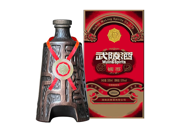 沧州回收武陵酒裤币53度酱香型白酒500ml/1L礼盒装裤币武陵酒收购
