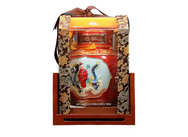 沧州古越龙山黄酒回收古越龙山状元及第二十年陈酿2.5L工艺浮雕黄酒