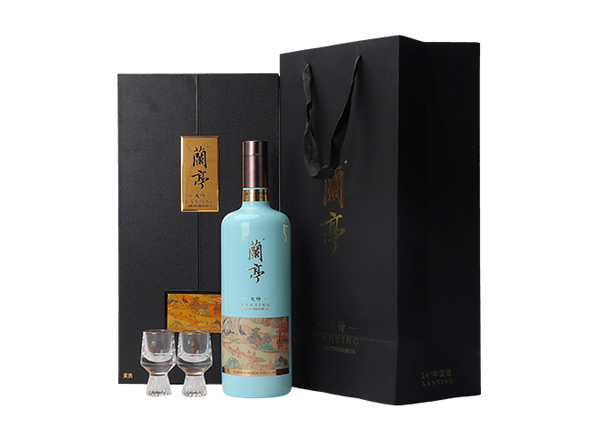 沧州会稽山黄酒回收兰亭大师三十年陈酿1L礼盒装绍兴黄酒
