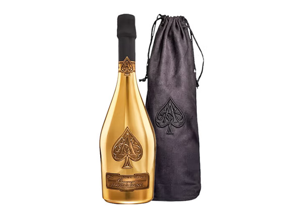 沧州黑桃A香槟回收黑桃A黄金香槟金色瓶Armand de Brignac Brut